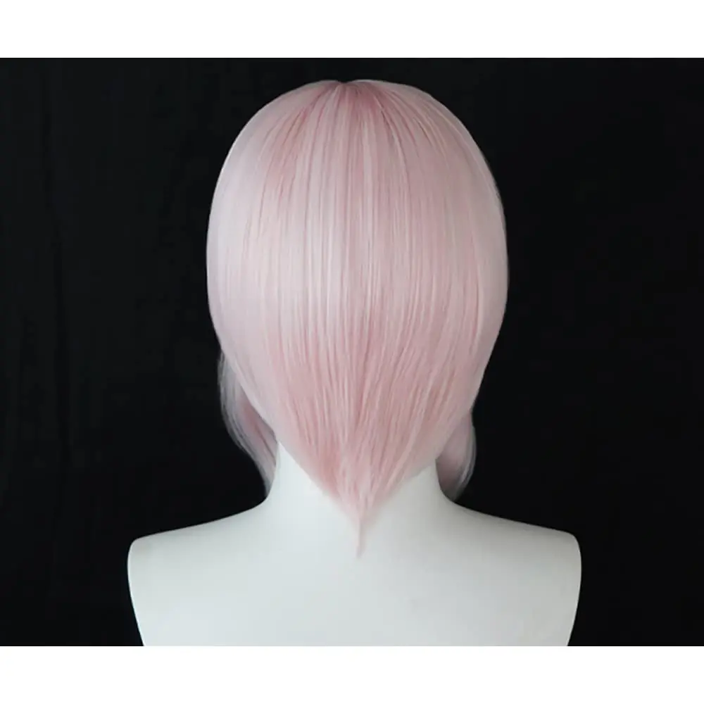 Roze Akiyama Mizuki Cosplay Pruik Dames Halloween Party Haar met Pony Party Pruiken voor Dames Meisjes Roze