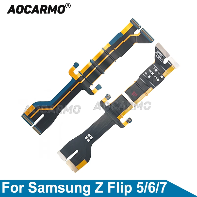 aocarmo-para-samsung-galaxy-z-flip7-flip-5-6-7-sm-f741-f731-eixo-de-rotacao-flex-placa-mae-conector-lcd-principal-cabo-flexivel-substituicao