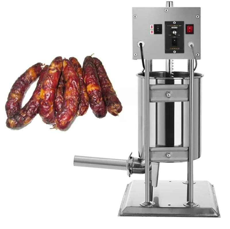 Heavy Duty Electric Sausage Stuffer Stainless Steel Filler Machine for Commercial Kitchen Butcher Shop