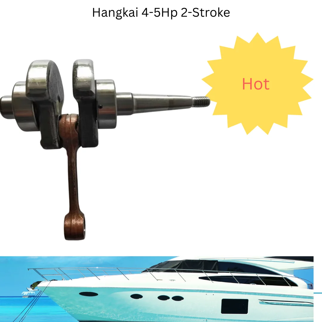 

2-тактный подвесной двигатель Hangkai 4HP, коленчатый вал, аксессуар для лодочного двигателя, часть для моторных лодок