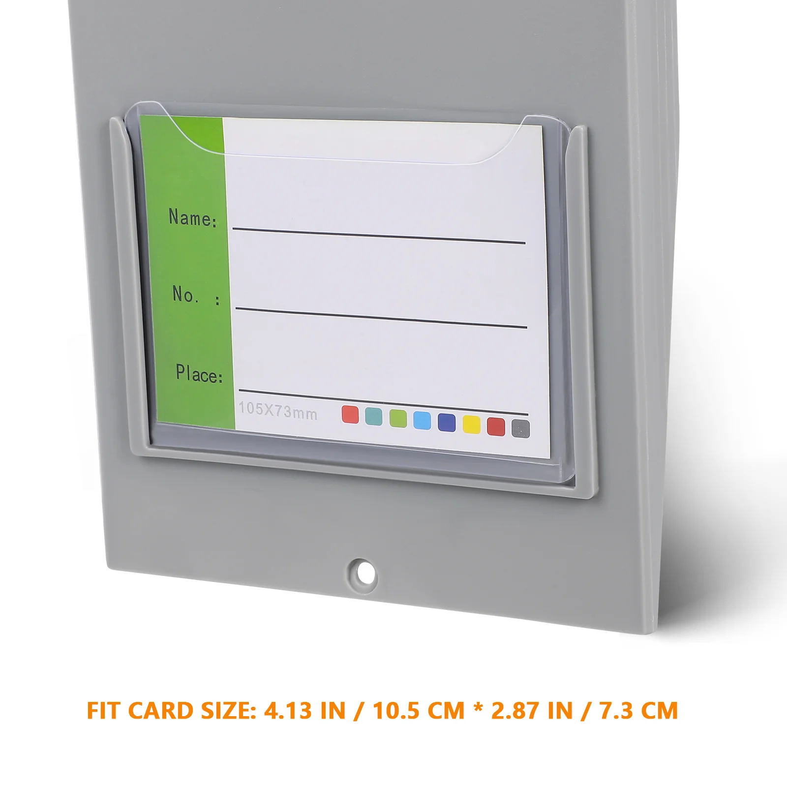 Magnetic Labels Warehouse Material Card Rack Factory Supplies Goods Information Manager Light Grey Cards Organizer Bag Office