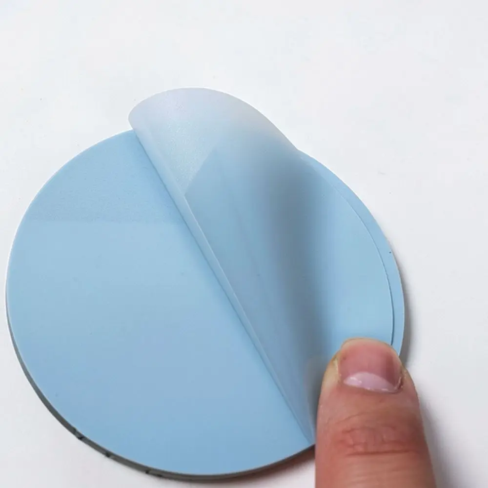 Transparent Round Sticky Notes PET Waterproof Memo Pad Colorful Self Adhesive Stationery For School Student Office Study