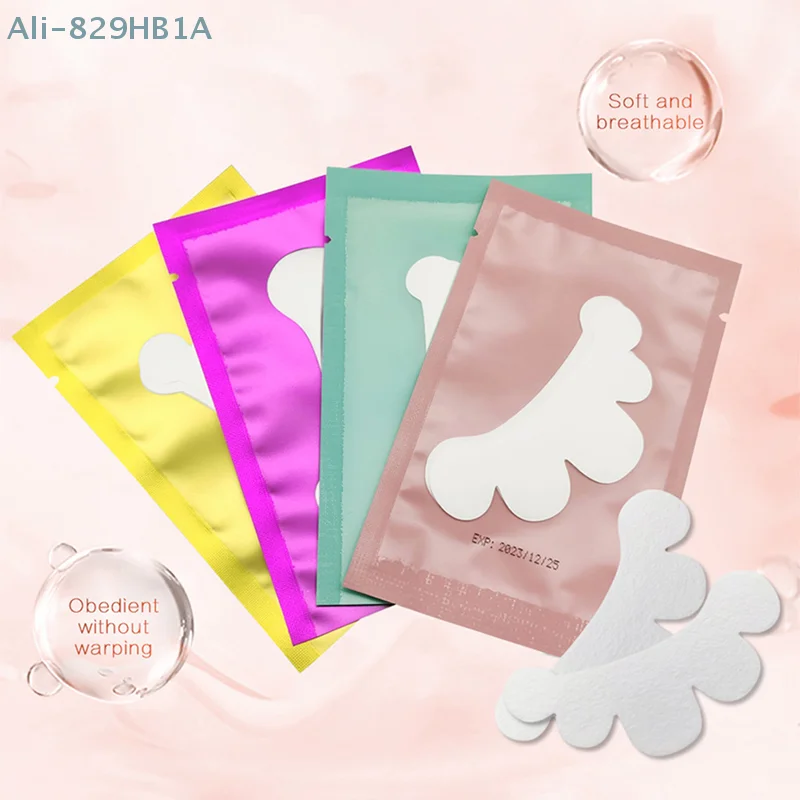 50 Pairs Makeup Under Eyelash Pad Cloud Shape Eyelash Extention Under Eye Pad Paper Accessories Eye