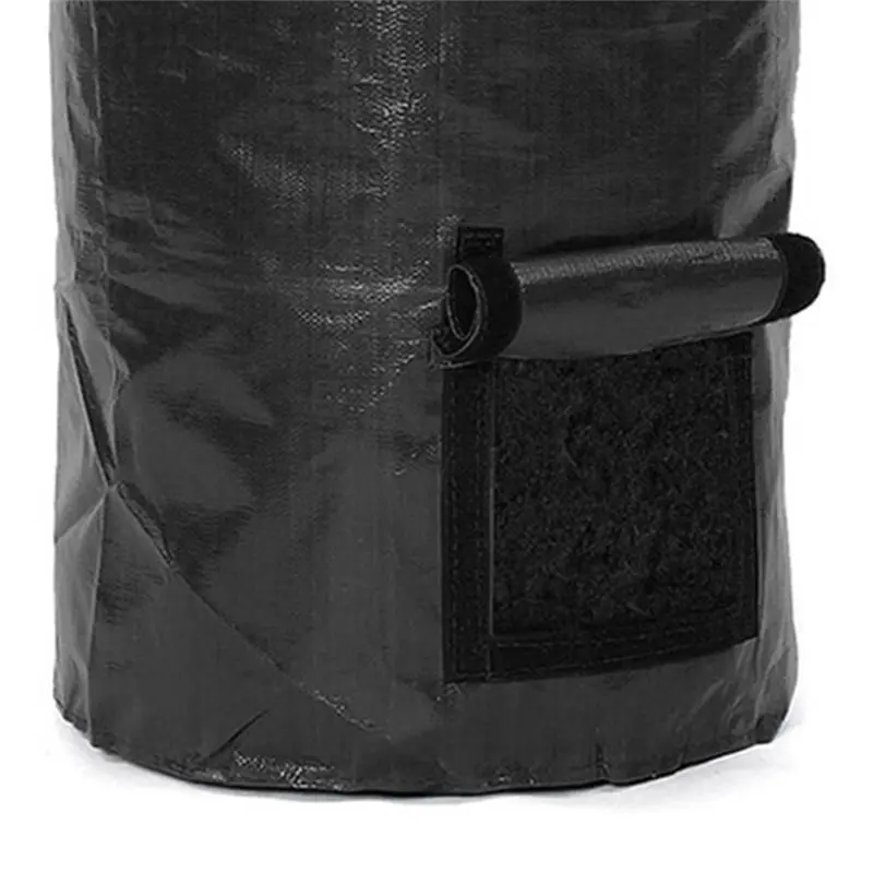 ABJN-Collapsible Garden Yard Compost Bag With Lid Fertilizer Waste Sacks Composter 15 Gallon Ferment Manure Waste Collector Dura