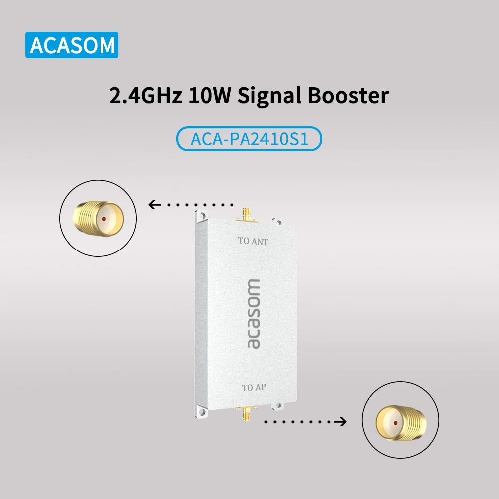 2.4GHz 10W DJI Drone Mavic 3 Phantom Avata  FPV Signal Amplifier Extender Signal Booster Drone Range Extender