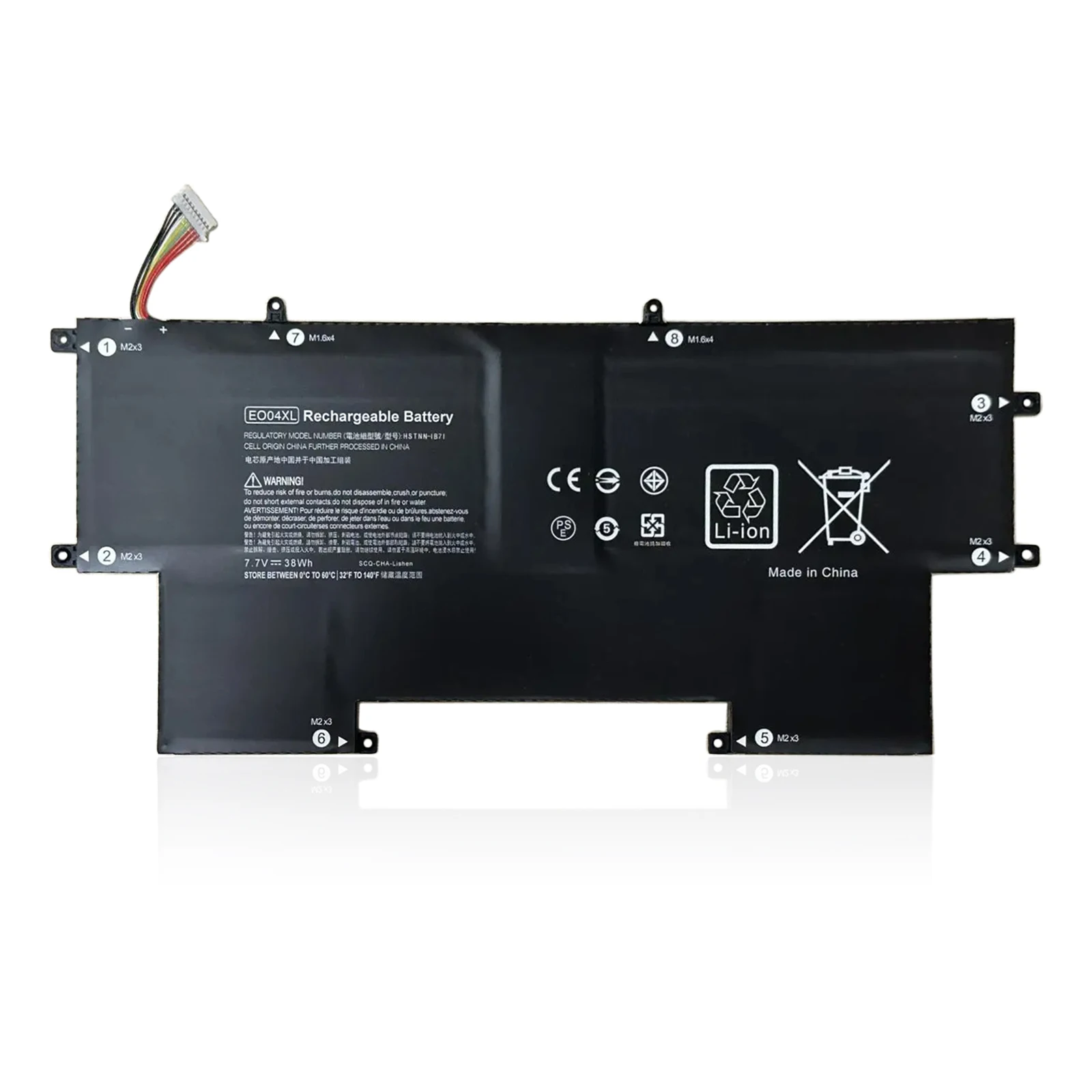 YOOFAN EO04XL HSTNN-I73C IB71 827927-1B1 1C1 Laptop Battery For HP EliteBook Folio G1 X2F46EA V1C37EA V1C36EA W8Q07AW 828226-005