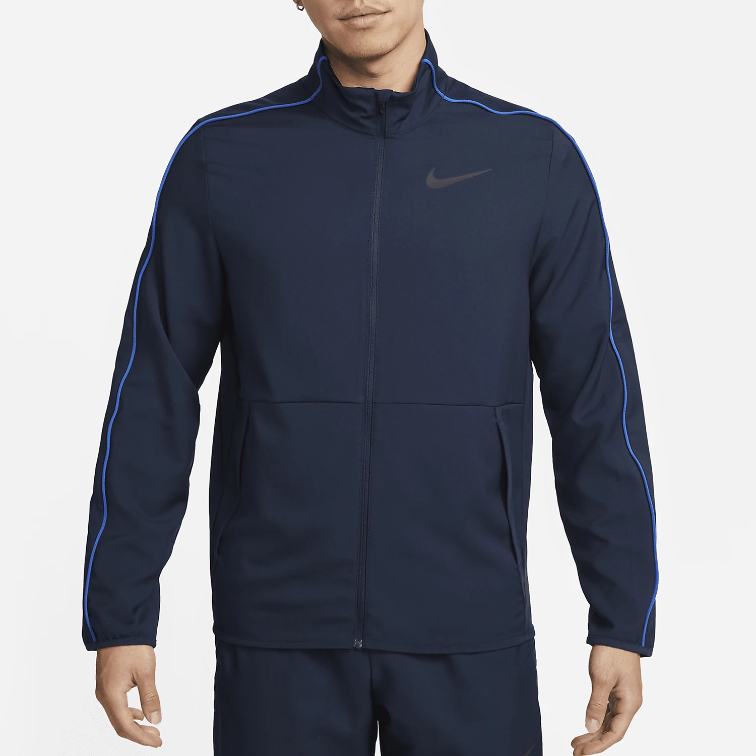 

Nike Genuine Dri-FIT Men's Woven Stand Collar Training Jacket DM6620-451
