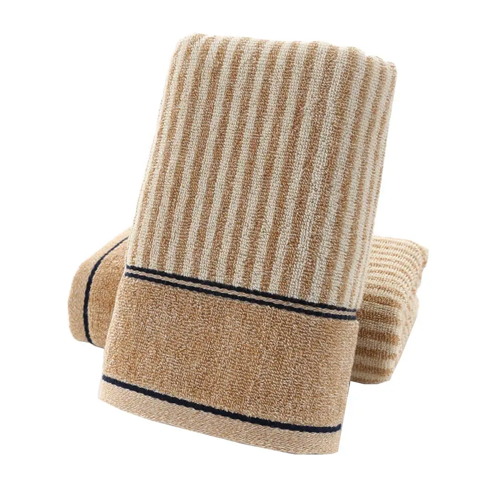 

Hand Towels 100% Cotton Striped Pattern Absorbent Soft Decorative Towel for Bathroom 13 x 30 Inch