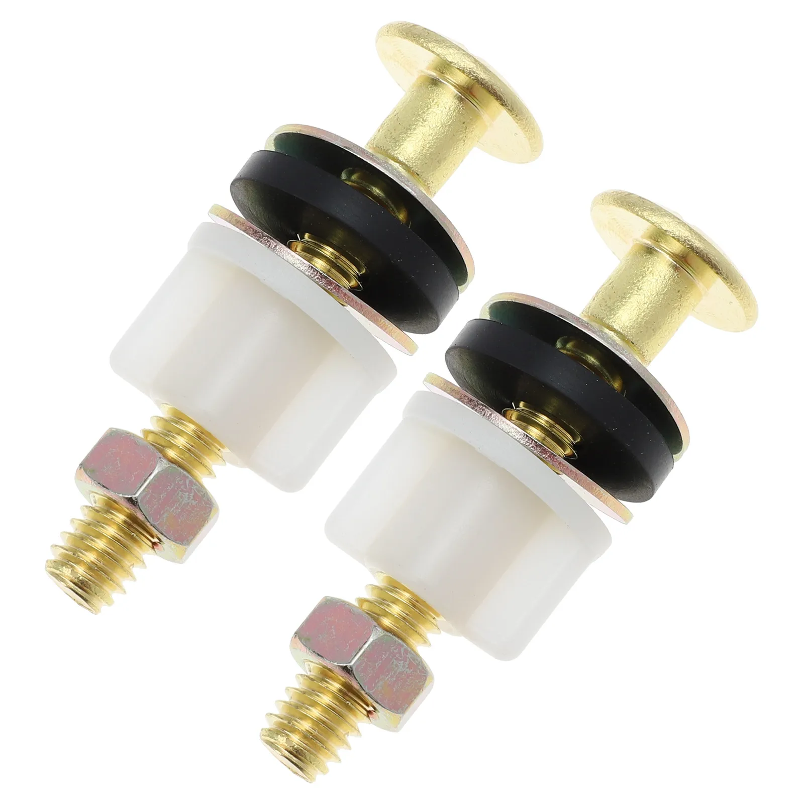 

2 шт. универсальных болтов-винтов для унитаза, стабильные крепежные винты для установки и замены сиденья унитаза, аксессуары для монтажа