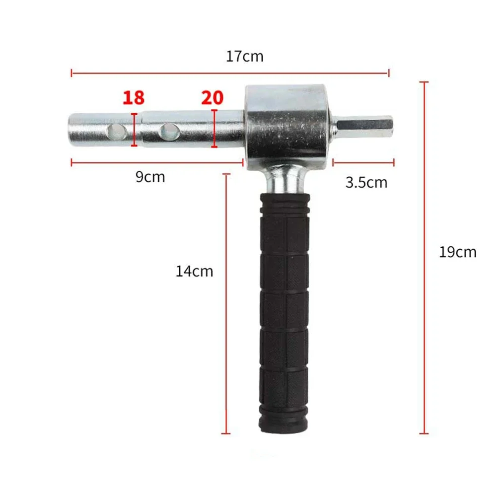 quick-connect-hex-adapter-18mm-20mm-with-anti-slip-handle-for-electric-ice-augers-designed-for-secure-grip-and-fast-setup