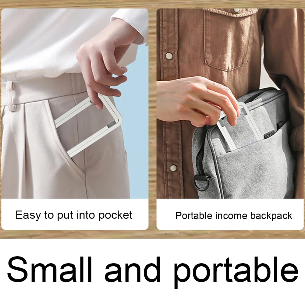 Supporto per telefono cellulare pieghevole Supporto da tavolo in metallo Supporto per telefono portatile in lega di alluminio per iPhone 15 14 Pro Max Huawei