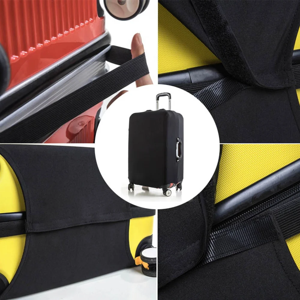 Funda protectora de equipaje para maleta, cubierta antipolvo elástica más gruesa para carrito de 18 a 32 pulgadas, accesorios de viaje