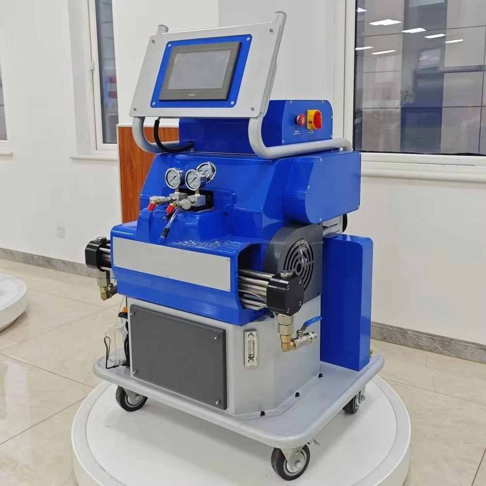 New Design PLC Polyurea Spray Machine Hydraulic Waterproof Coating Polyurethane Foam Sprayer Two Component Touch Screen for Sale