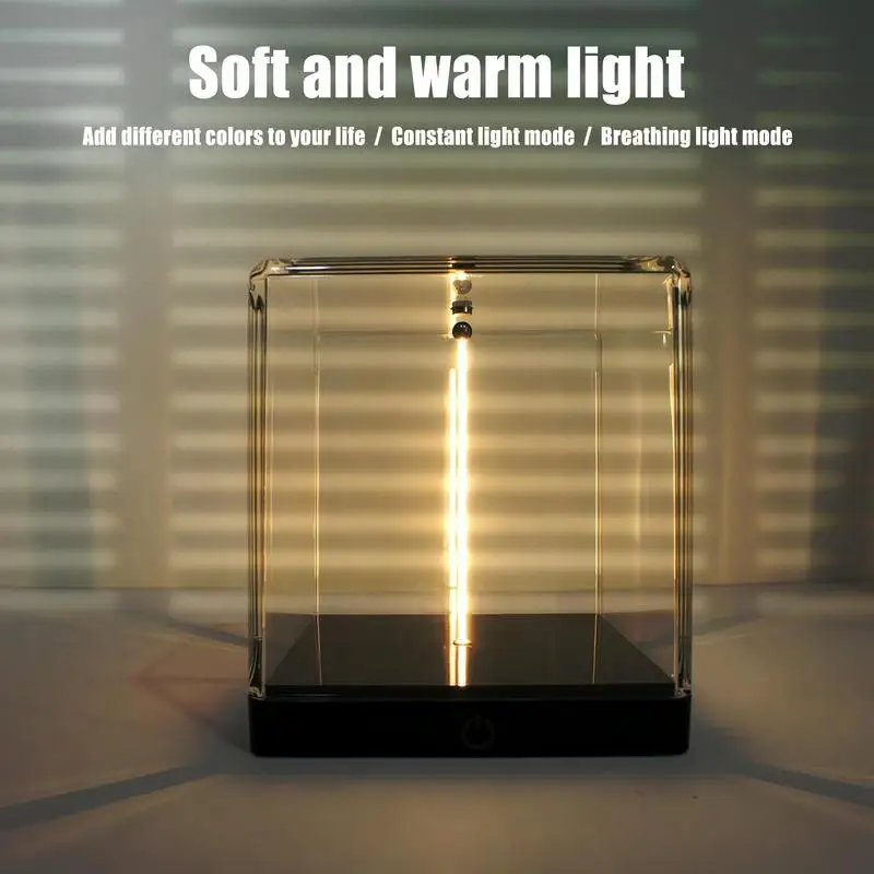

LED Bedside Lamp Rechargeable Luminous Nightlight Portable Table Decoration Multifunctional Reading Light For Home Studio