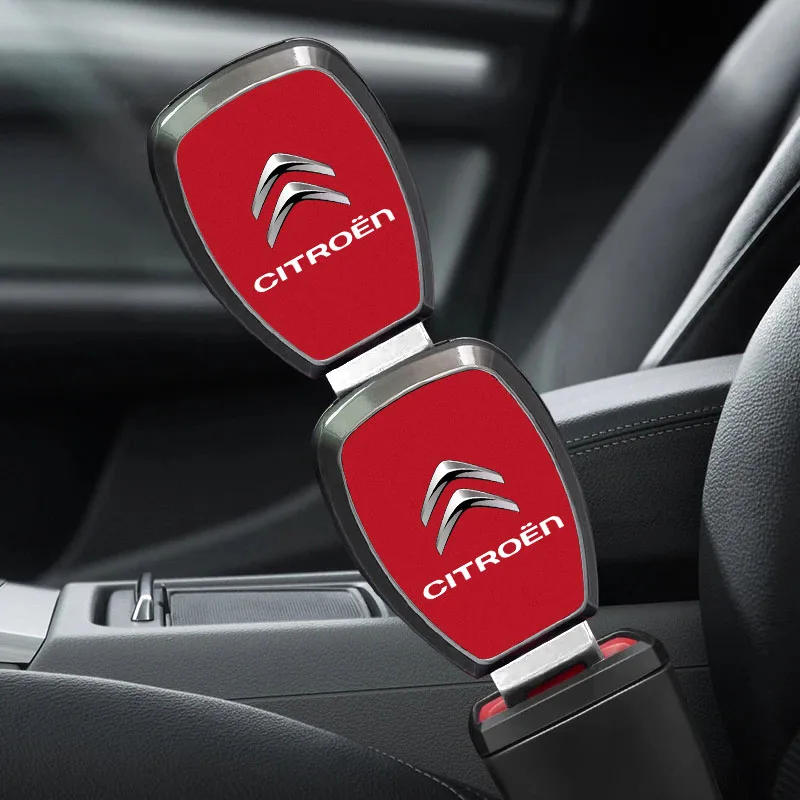 مشبك حزام الأمان الداخلي للسيارة بزر واحد لإطلاق موسع المقبس لسيتروين بيرلينجو بيكاس C2 C3 C4 C5 X7