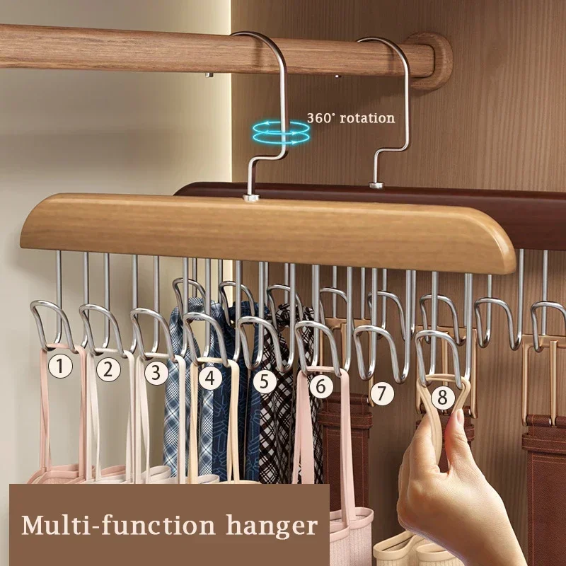 

Multi-functional Women Storage Bra Hanger Sturdy Durable Home Wardrobe Hanger Organizer for Men Tie Belt Women Bra Sling Beanie