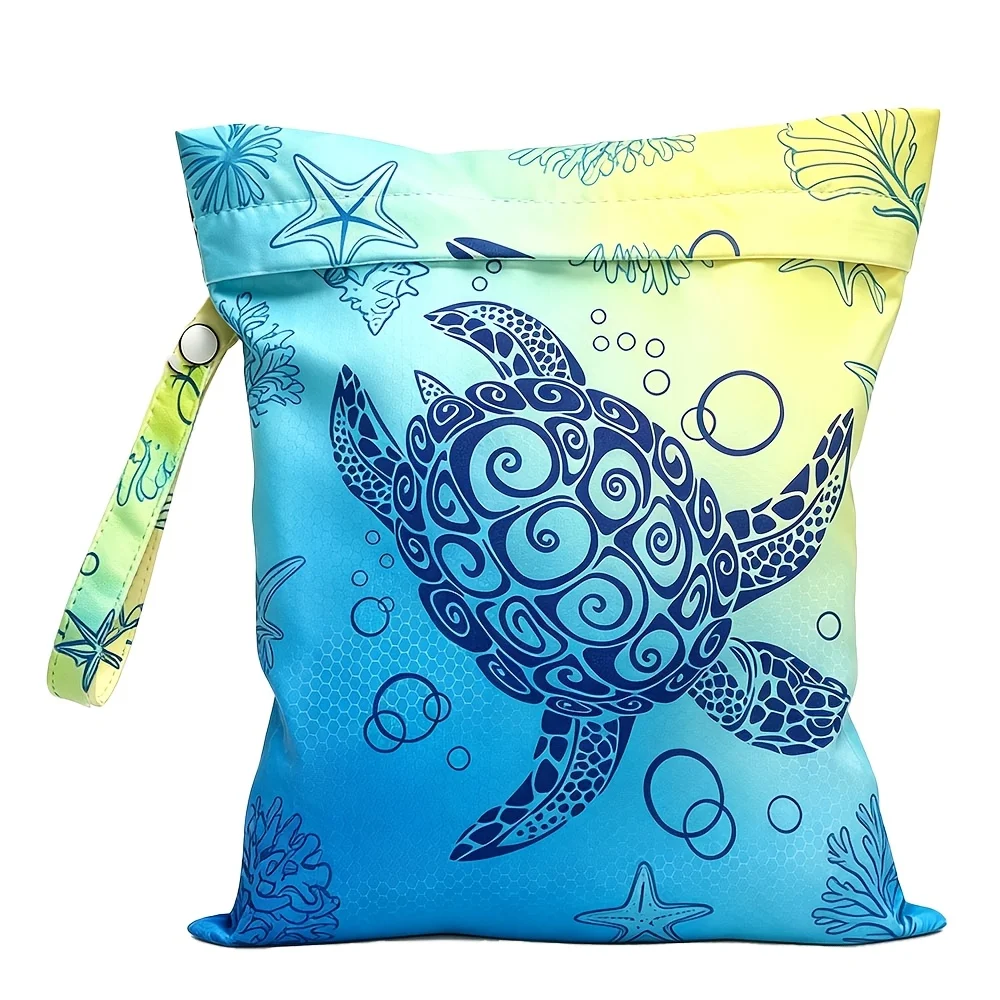 Bolsa Impermeável com Separação para Itens Secos e Molhados, Bolsa de Praia com Zíper para Viagem, Natação, Yoga, Roupas Esportivas, Cosméticos e Armazenamento de Lingerie