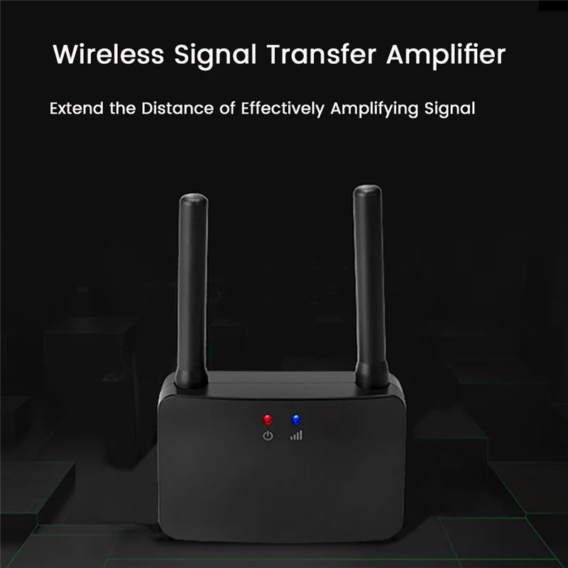 New 433Mhz Wireless Repeater Signal Amplifier Learning Code Extender for Alarm System and Wireless Detector Sensor-EU Plug