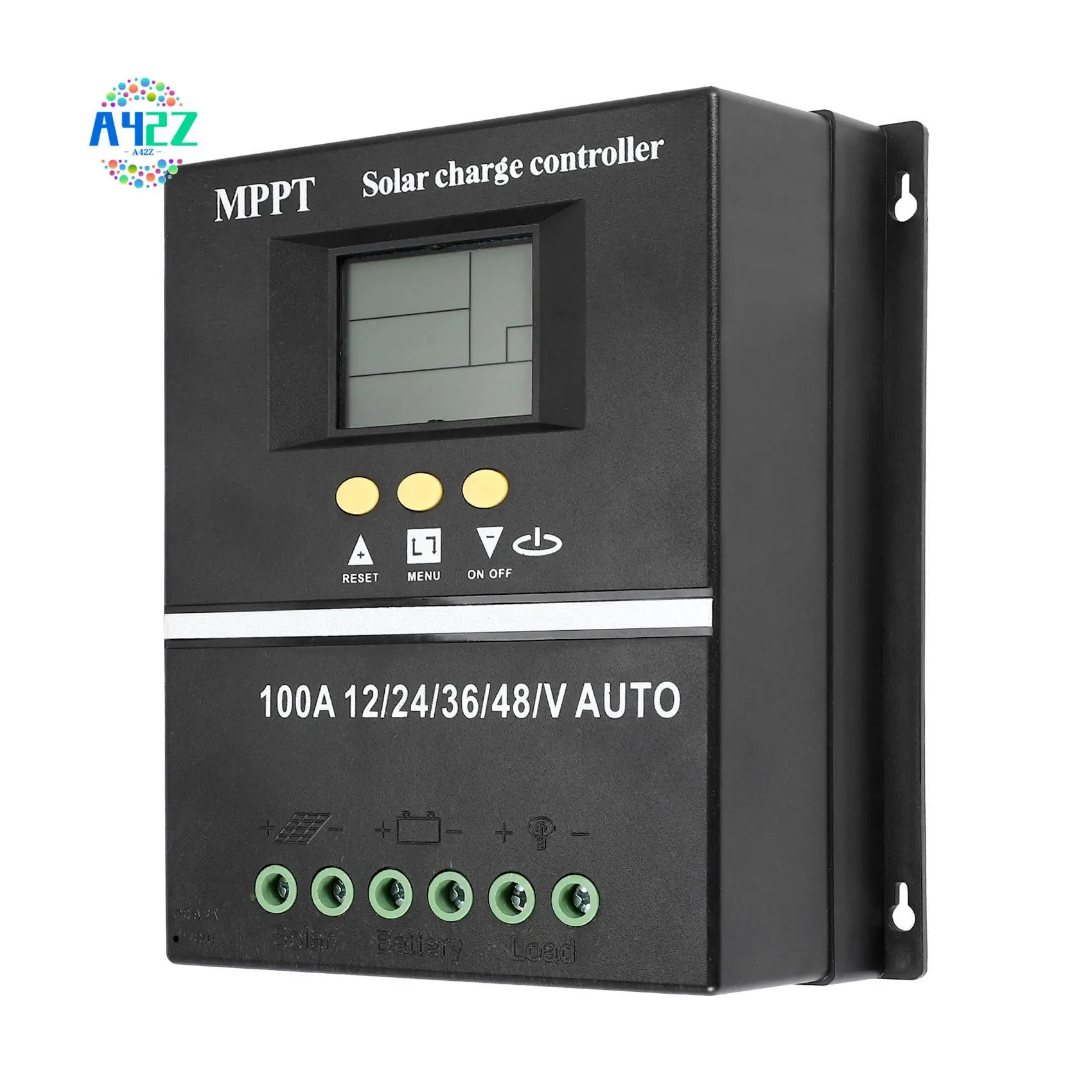 A42Z-PWM 12V 24V 36V 48V AUTO Solar Panel Charge Controller Solar PV Battery With LCD MPPT Solar Controller