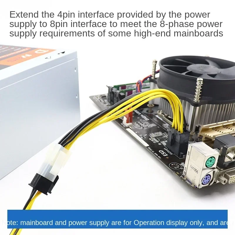 6-Pins Naar 8-Pins Pci Power Converter Kabel Voor Gpu Videokaart Pcie Pci-e Drop