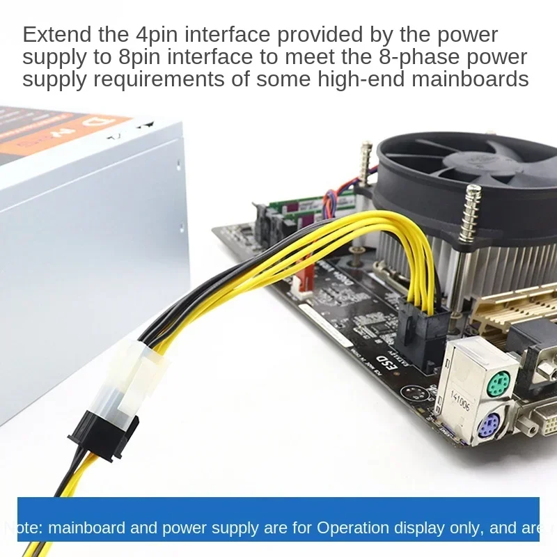 6-pin to 8-pin PCI Power Converter Cable for GPU Video Card PCIE PCI-E Drop