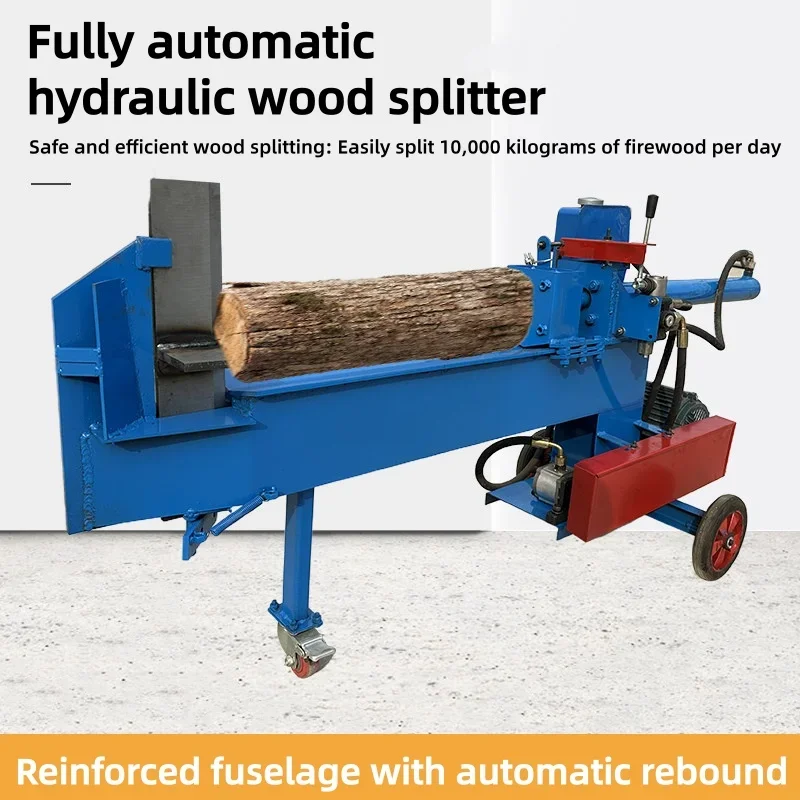 Electro-hydraulic Wood Splitting Machine Automatic Wood Splitting Machine Portable Wood Splitting Machine for Farm Garden