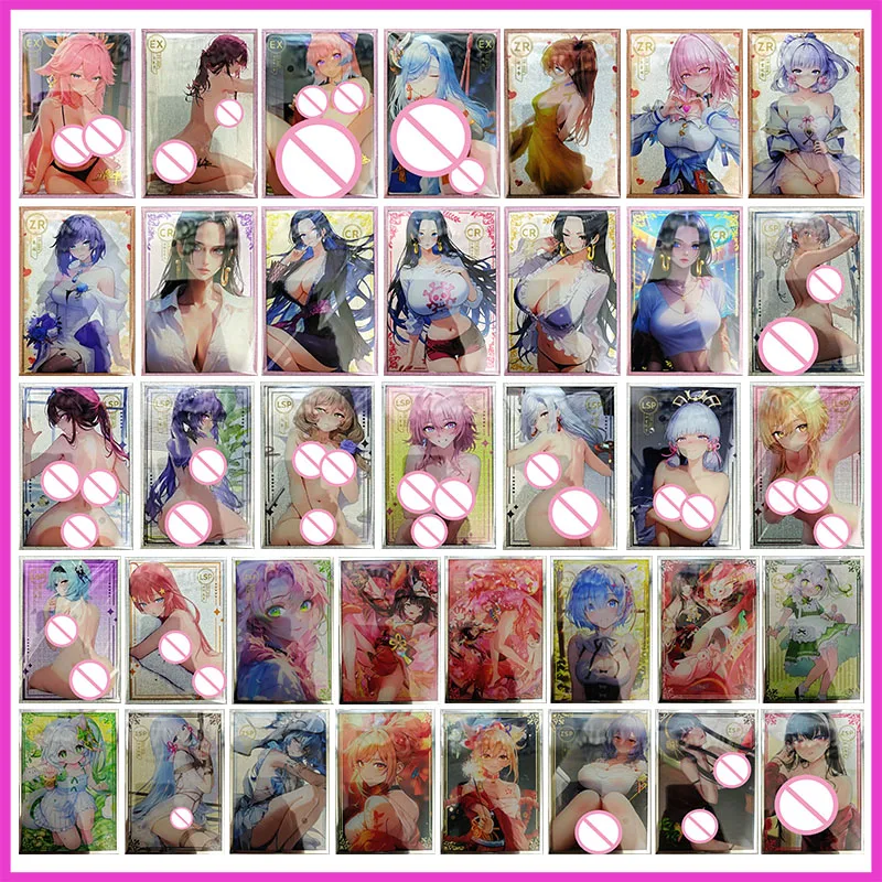 

Anime Goddess Story Rare ZSP LSP CR ZR EX Collectible Card Mitsuri Rem Kamisato Ayaka Kafka Nahida Toys for boy Birthday Present