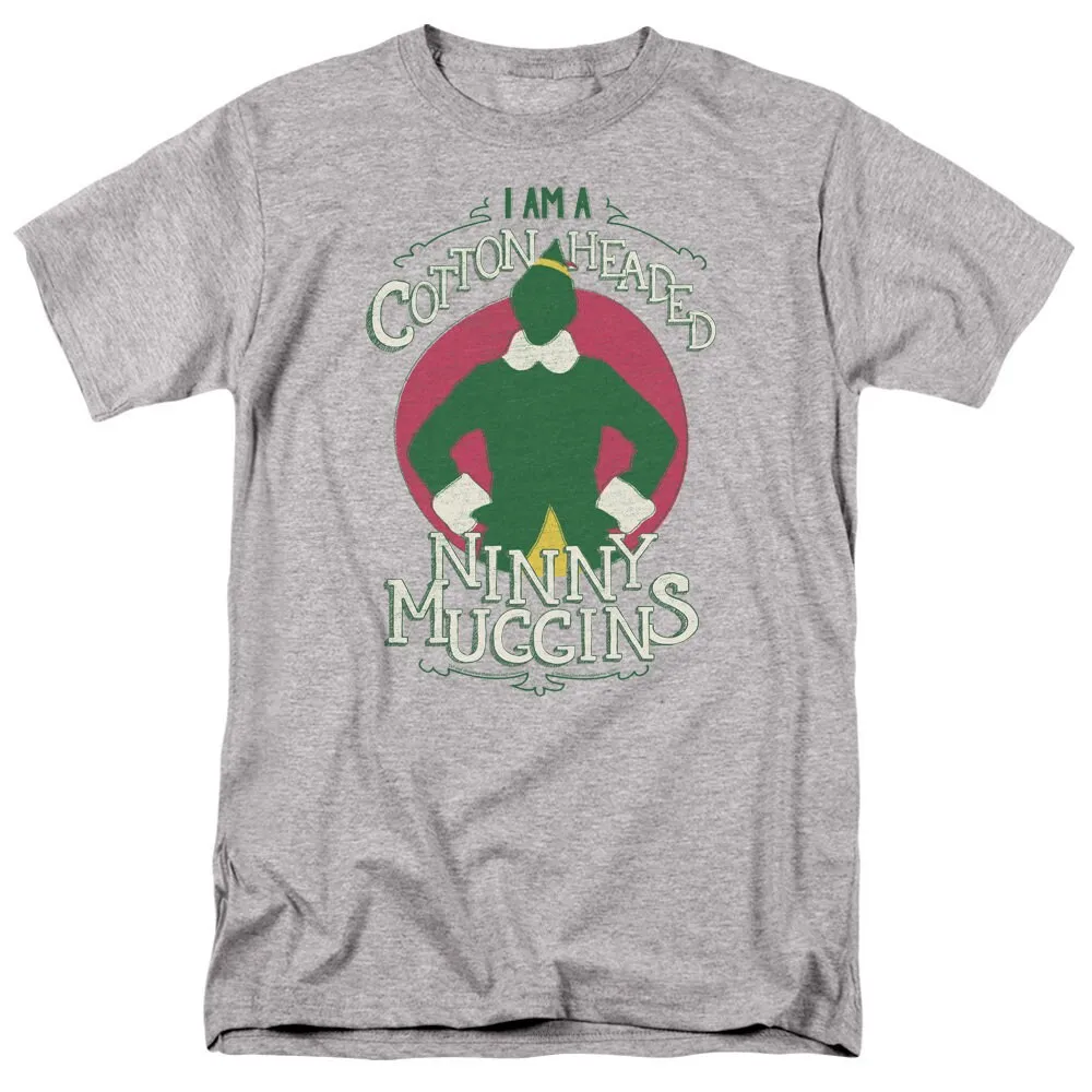 Elf I am a Cotton Headed Ninny Muggins Athletic Heather T Shirt