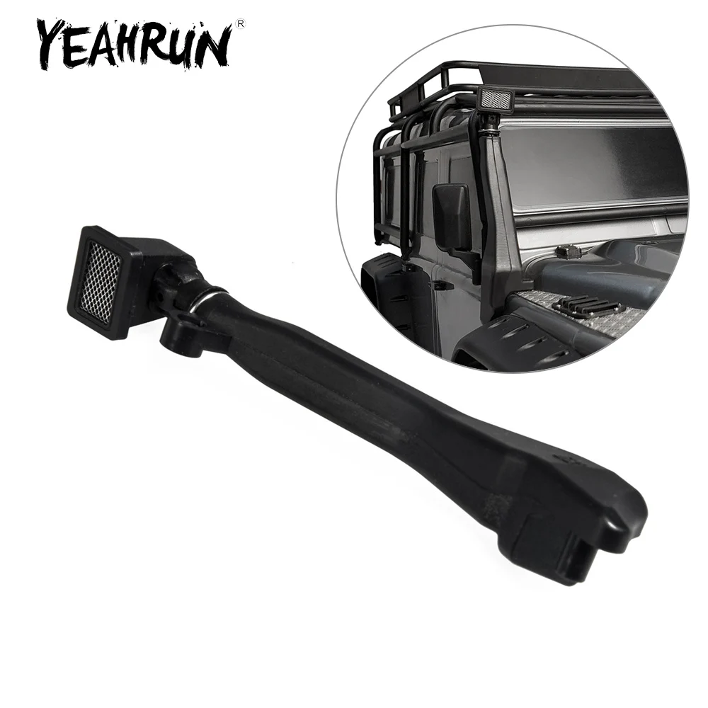 YEAHRUN TRX-4 Defender 1/10 RC 크롤러 자동차 트럭 업그레이드 예비 부품 용 시뮬레이션 고무 사파리 스노클