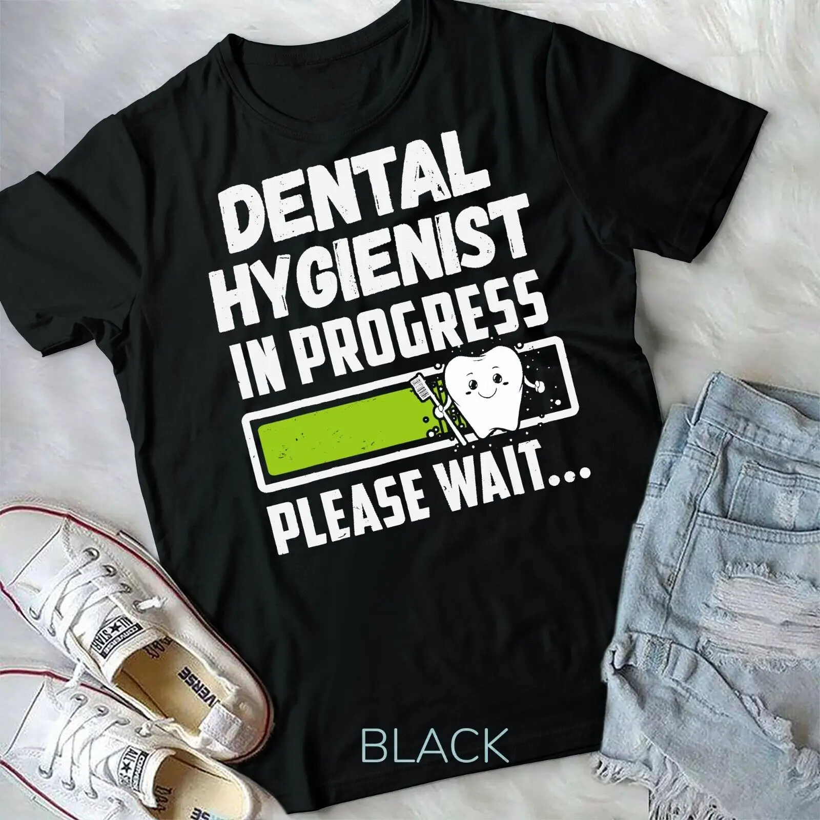 Dentist Hygienist In Progress Dental Hygiene Student T-Shirt Unisex T-shirt