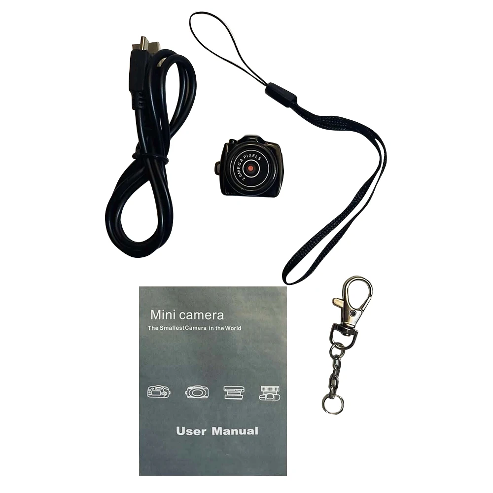 Mini Fotocamera Digitale ActivPro V330 – HD 1080P, Schermo LCD, Custodia E Scheda 64GB Incluse, Portachiavi