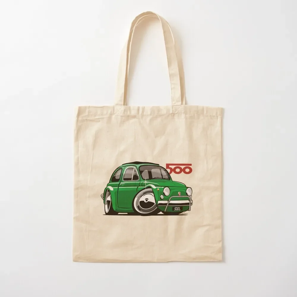 

Fiat 500L caricature green Tote Bag Gift bags custom bags Bag