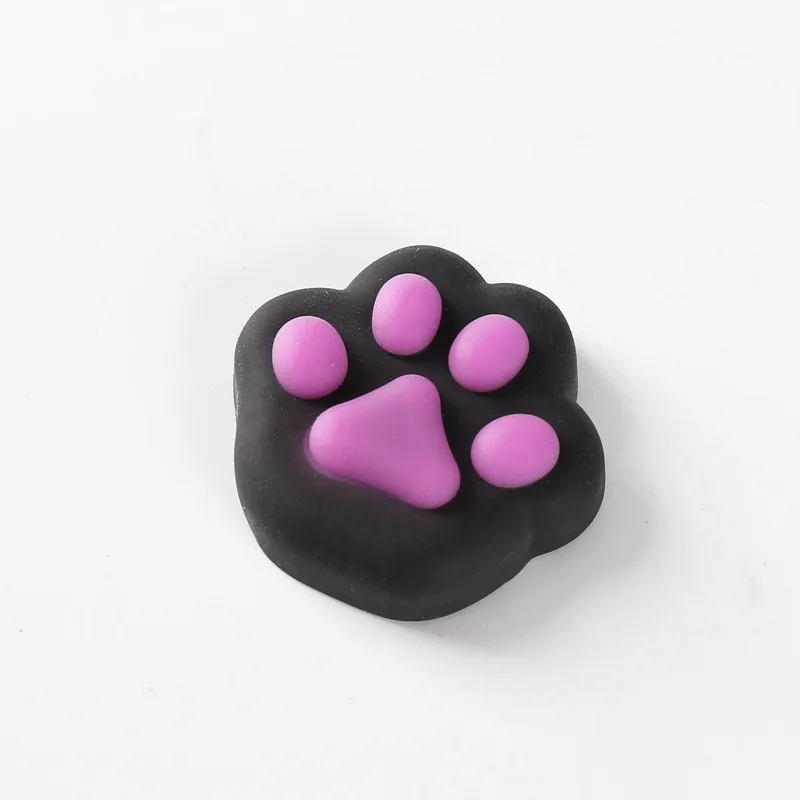 ซิลิโคน Pinch Decompression ของเล่น Plush Mini Cat Paw Squishy ของเล่นการ์ตูน Vent Decompression ยางของเล่นของเล่นใหม่ปีของขวัญ