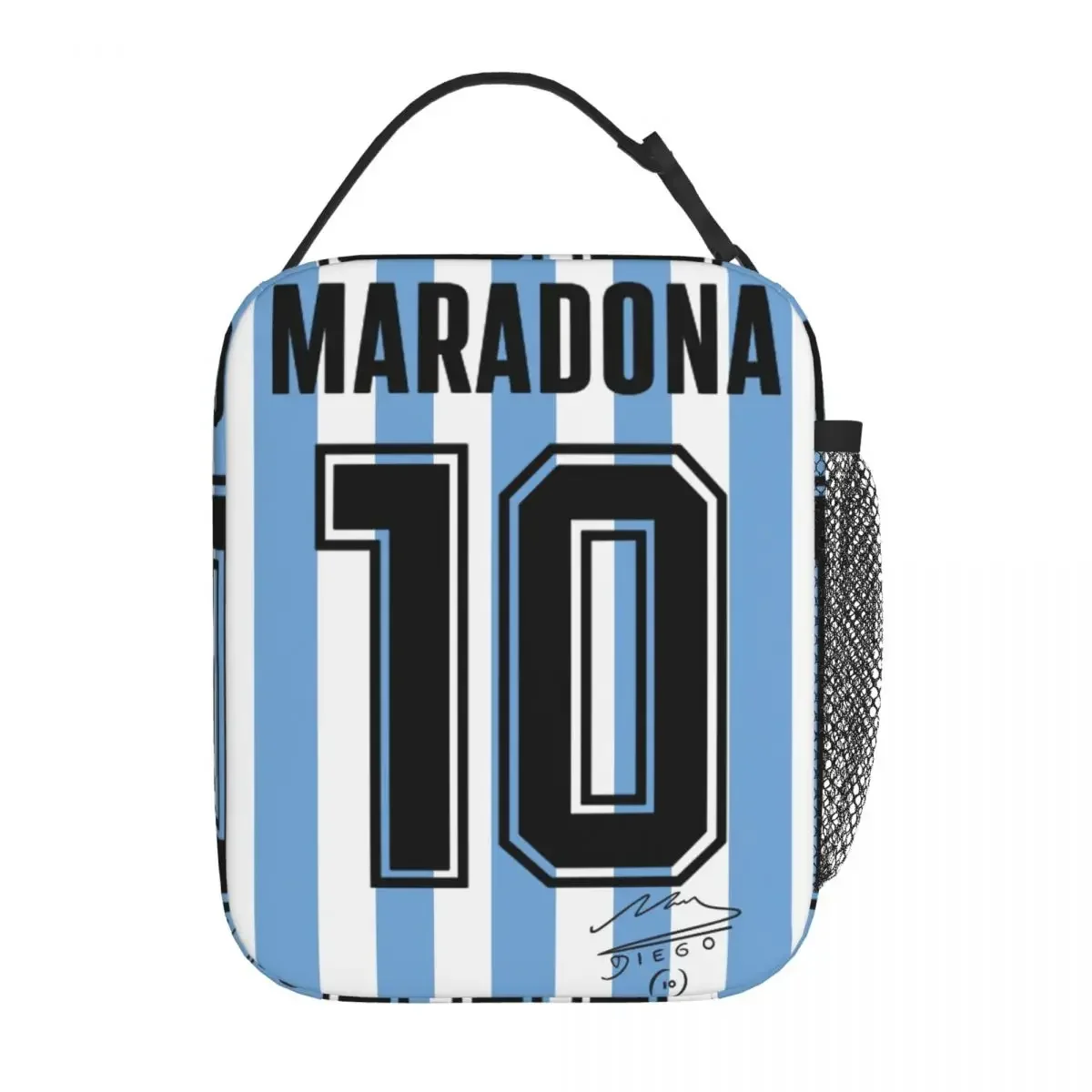 Diego Maradona 10 Product Insulated Lunch Bag School Food Box Reusable New Arrival Cooler Thermal Bento Box