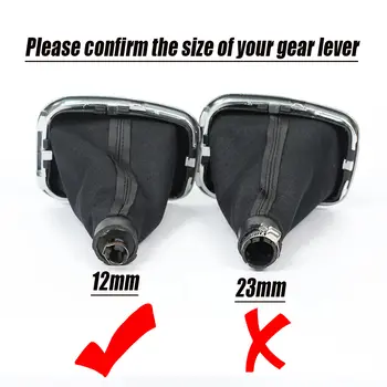 Nová řadicí páka 5/6 rychlostí 12mm, manžeta řadicí páky pro Volkswagen VW Golf Bora Jetta GTi MK4, doplňky do interiéru 10 nejlepší prodej Řadicí páka pro VW Golf MK4 - №1