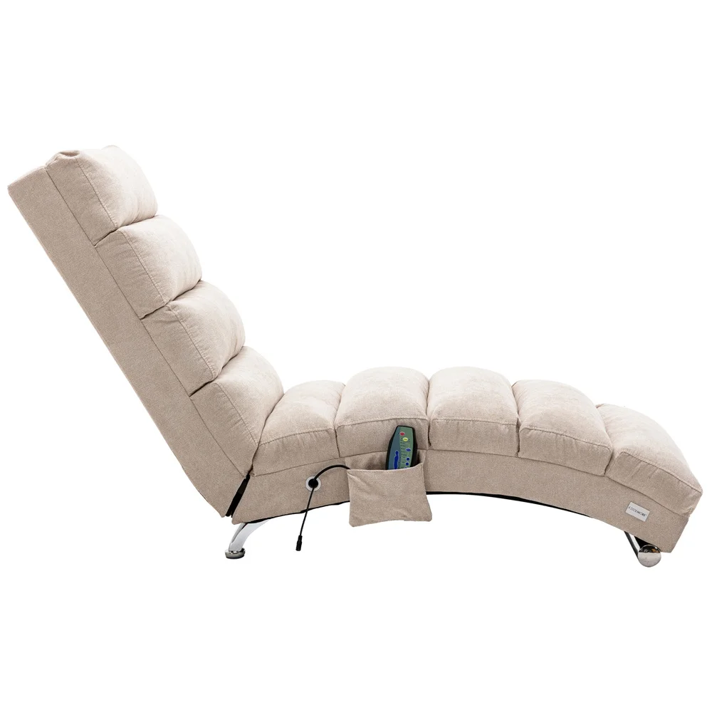 

Customizable Recliner Sofa Chair Wholesale Multifunction Microfiber Massage Chaise Lounge Electric Long Lounger Lazy Sofa for S
