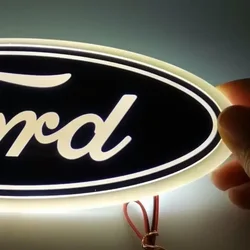 1pcs 4D Front Logo Light LED Badge Rear Tail Car Logo Light Change Decorative Light For Ford FOCUS MONDEO Kuga Auto Parts China