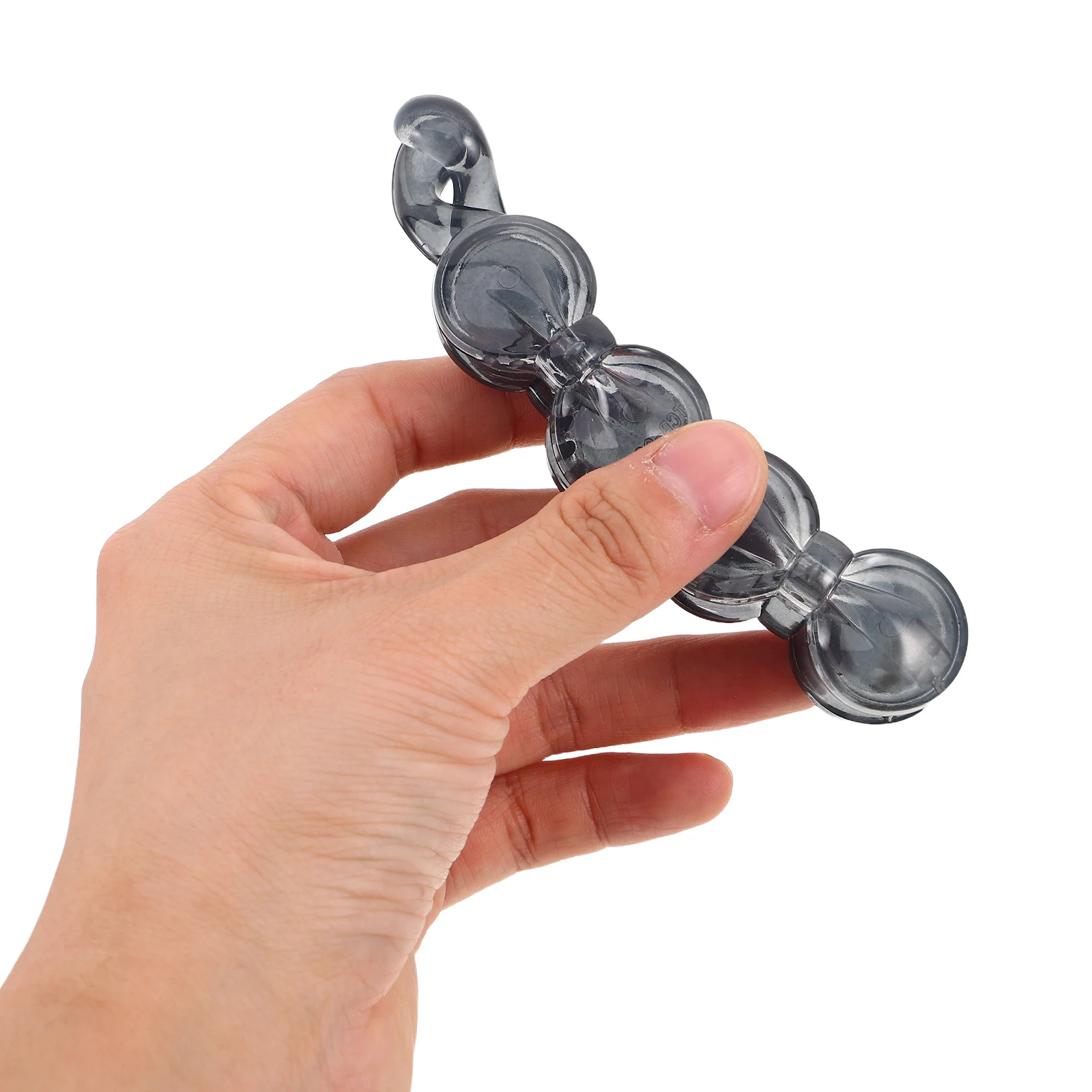 

3 Pcs Banana Claw Clips Bow Hairpin Matte Glossy Finish Horizontal Bar Women Plastic Barrettes Hairstyling Tools