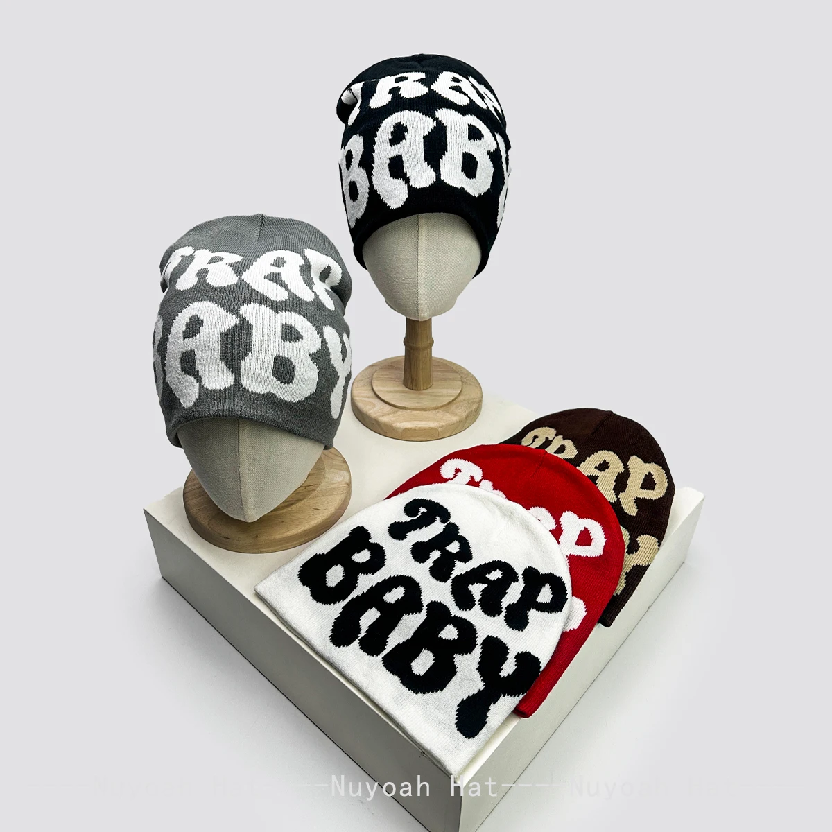 

New Men Women American Style Jacquard Letters Knitted Hats Warm Street Fashion Personal Beanies Hip-hop Versatile ins Skateboard