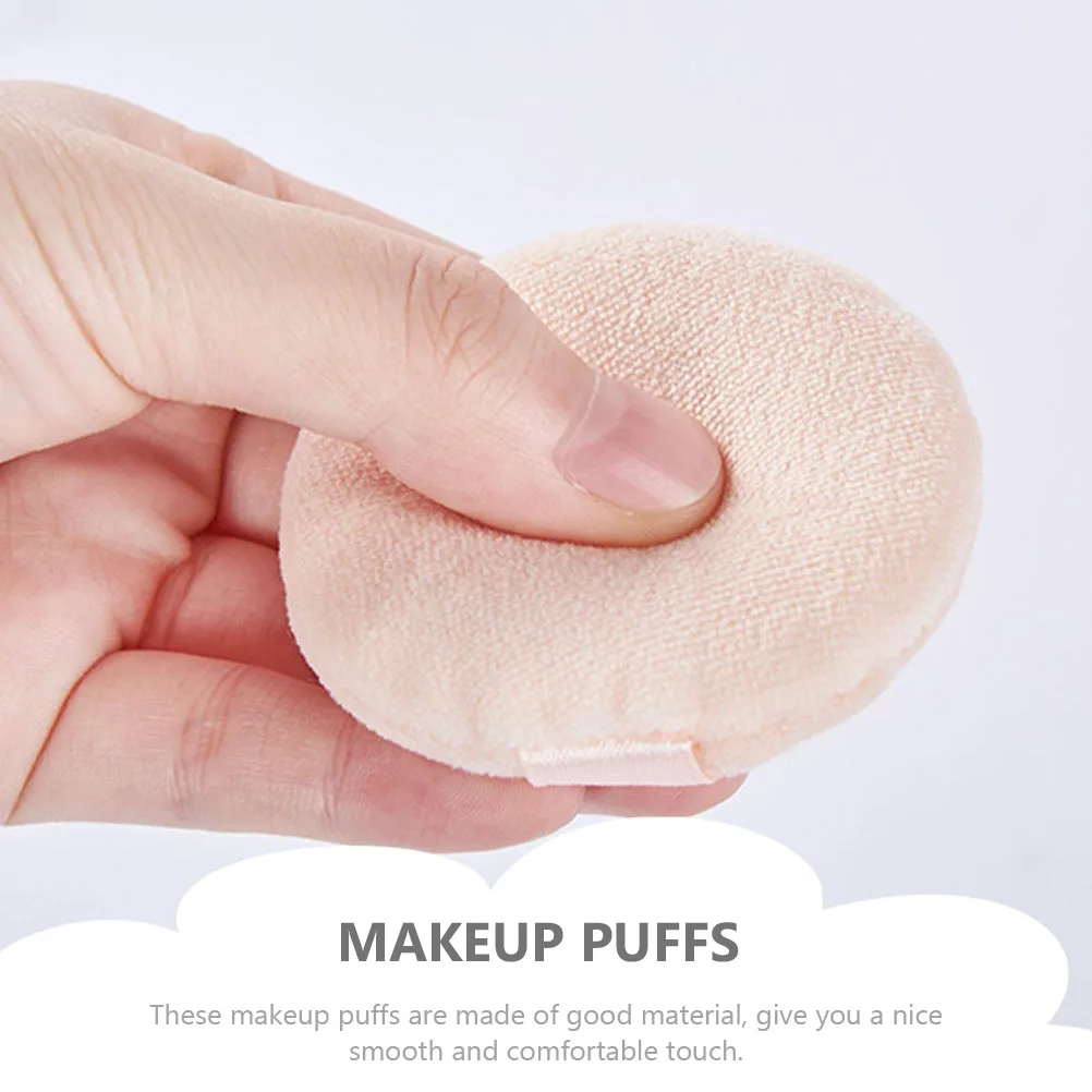 

10pcs Makeup For Loose Powder Gentle Powder Makeup Tools Skin-Friendly Applicators Women Daily Use Beauty Tools