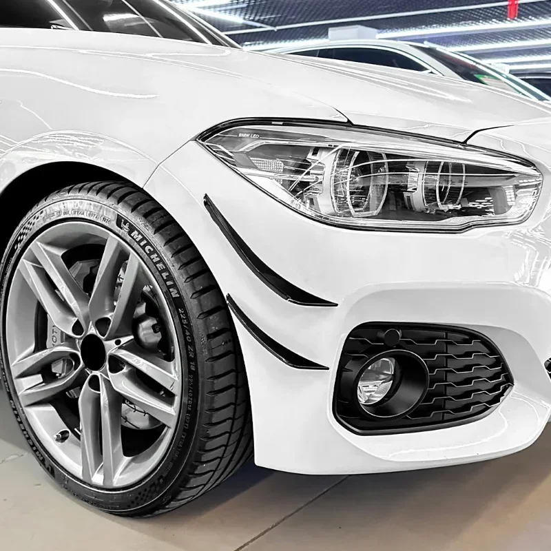 

For BMW 1Series F20 F21 M Sport Facelift 2015-2019 Front Bumper Wings Front Side Vent Canards Spoiler Splitter Bodykit Tuning