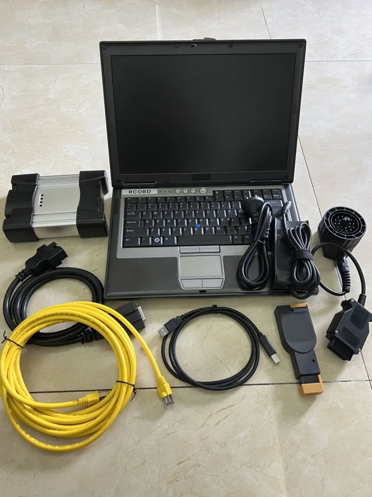 

Diagnostic Tool Professional for BM-W Icom Next with Laptop D630 4g Software Expert Mode HDD 1TB Latest FULL SET READY TO USE