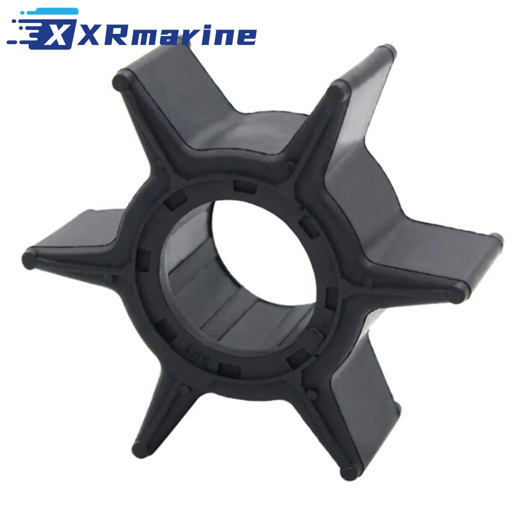 

Рабочее колесо водяного насоса 6H3-44352 для подвесных лодочных моторов Yamaha 40, 50, 55, 60, 70 л.с. (F40, F50, F60, F70, FT50, FT60), запчасть для лодочного двигателя, номера 697-44352, 18-3069