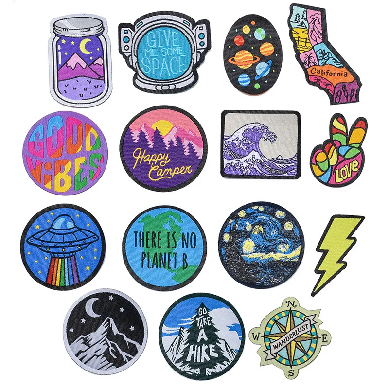 Fun Ironing Space Suit Patches Badges Holes Accessories Embroidery Subsidies Fashion Versatility