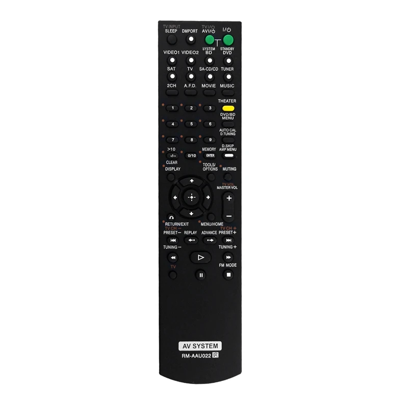 RM-AAU022 Remote Parts For Sony Home Theatre System STR-DG520 STRKM7500 HTDDWG700 HT-SF2300 STR-KS2300 HT-SS2300