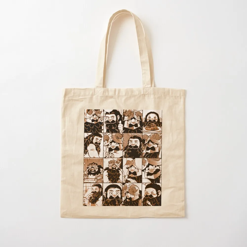 Senshi - Dungeon meshi Manga Panel collage Tote Bag