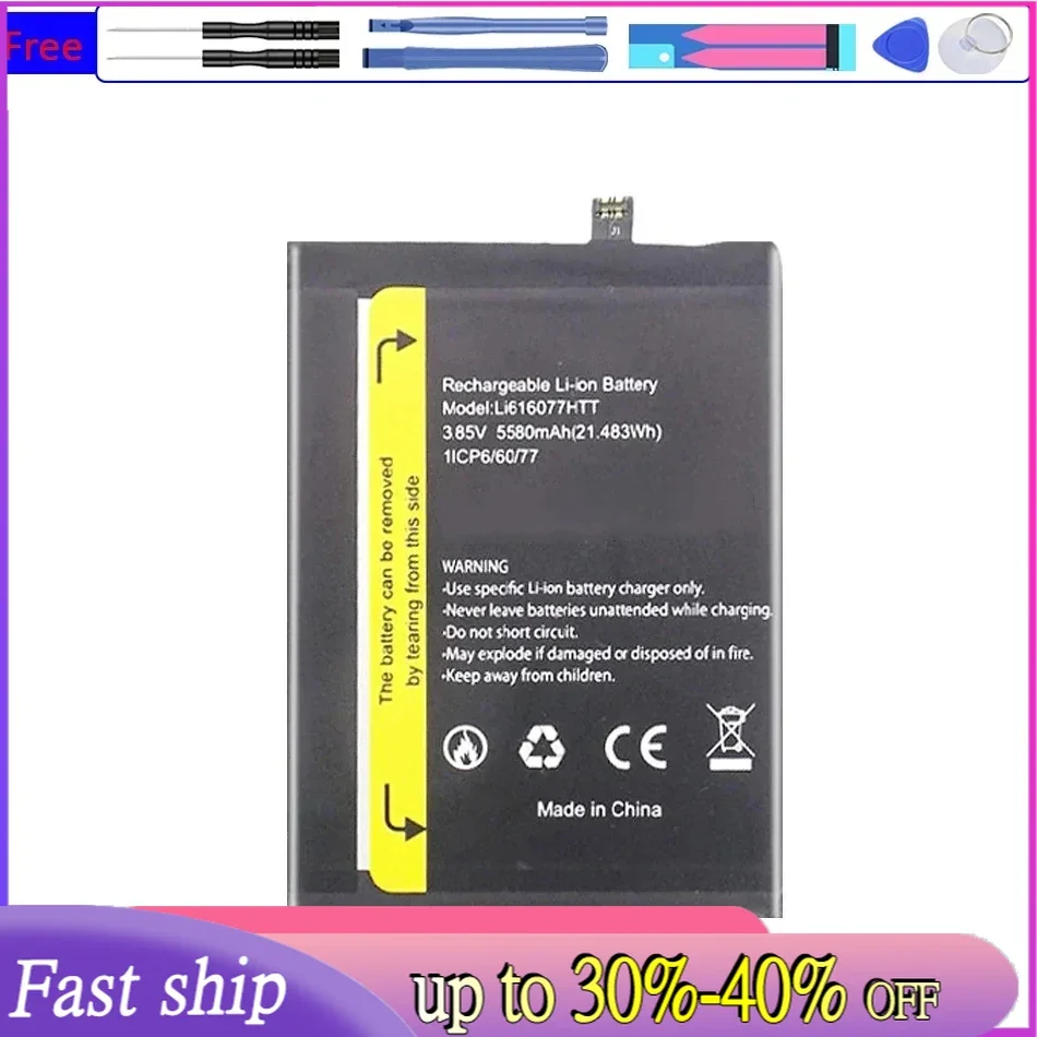 

Battery Li616077HTT (BV5100) 5580mAh For Blackview BV5100 BV 5100 Bateira