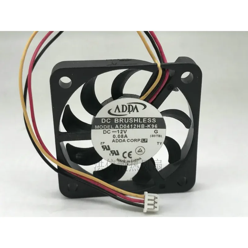 

Ltsf For ADDA AD0412HB-K96 DC 12V 0.08A 40x40x06mm 3-Wire Server Cooling Fan 4cm
