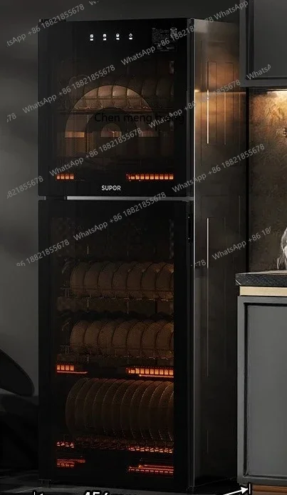 M138 Household Tableware Commercial Small Kitchen High Temperature Drying Integrated Machine Disinfection Dish Cabinet