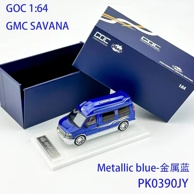 GOC Diecast 1:64 Scale GMC SAVANA SUV Alloy Car Model Static
